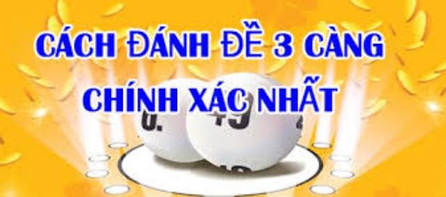 Soi cầu đề ba càng miền bắc giúp anh em